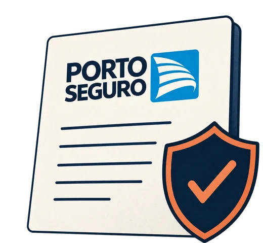 Apólice da Porto Seguro com selo de aprovação